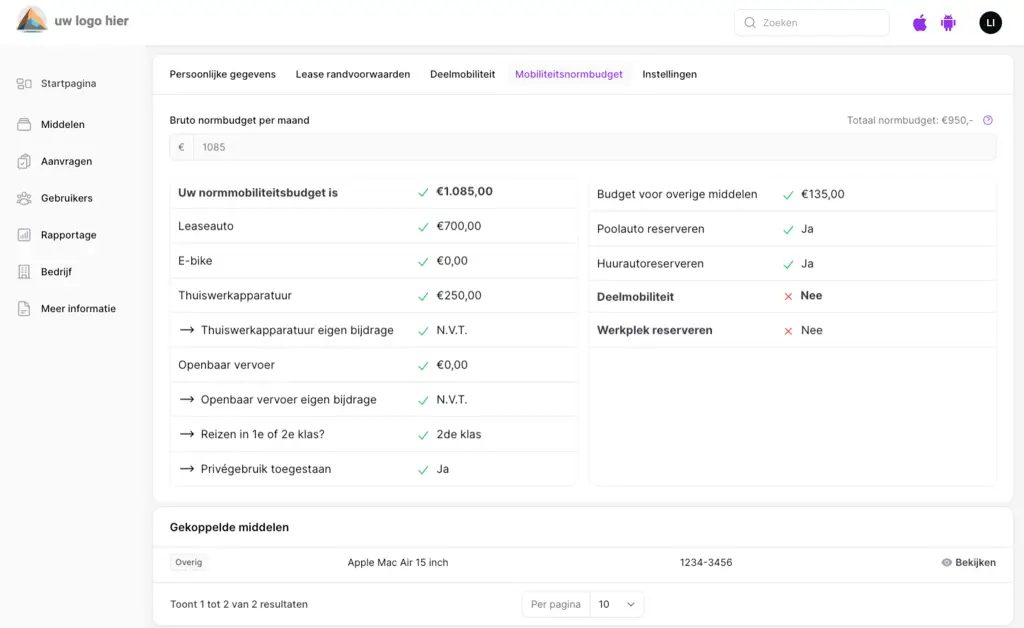 Mobiliteitsbundels