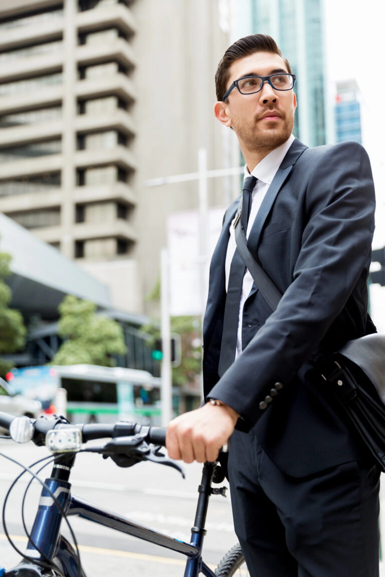 Medewerker kiese voor de fiets als vervoerstype