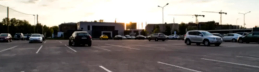 Half lege parkeerplaats
